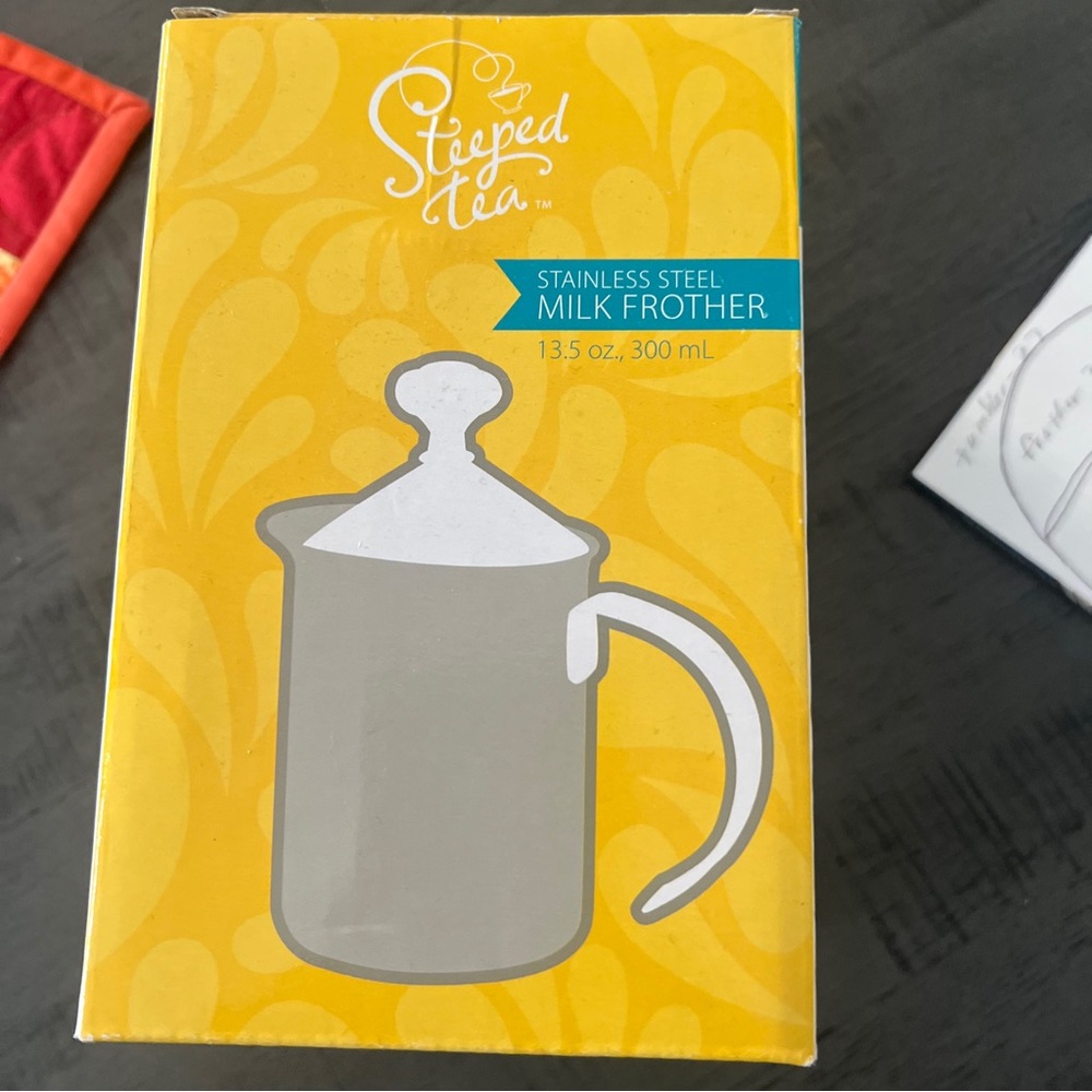 Steeped Tea Stainless Steel Milk Frother